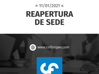 APERTURA DE SEDE