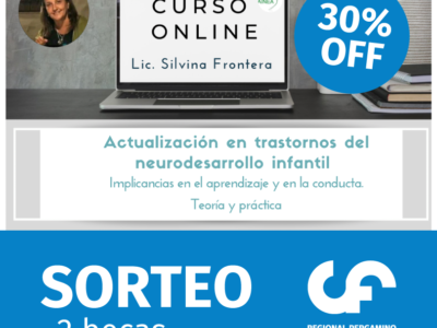 SORTEO DE 2 BECAS PARA EL CURSO ONLINE DE “ACTUALIZACIÓN EN TRASTORNOS DEL NEURODESARROLLO INFANTIL»