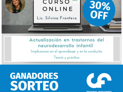 GANADORES SORTEO DE 2 BECAS PARA EL CURSO ONLINE DE “ACTUALIZACIÓN EN TRASTORNOS DEL NEURODESARROLLO INFANTIL»