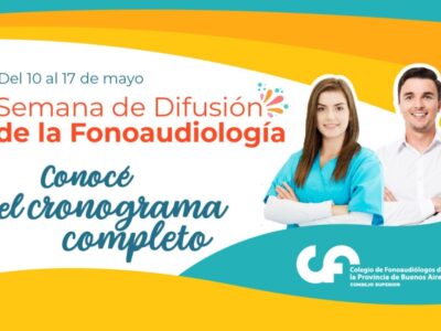 CRONOGRAMA COMPLETO ‘SEMANA DE DIFUSIÓN DE LA FONOAUDIOLOGÍA’