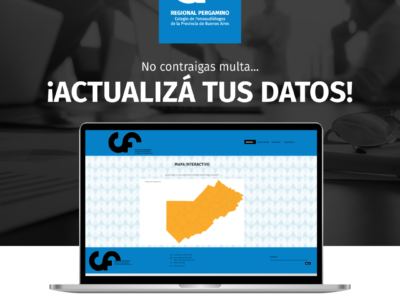 No contraigas multa ¡Actualizá tus datos!