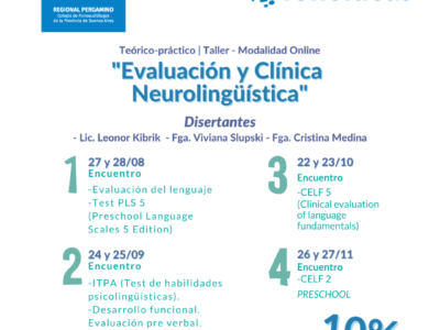 Curso online «Evaluación y clínica neurolingüística»