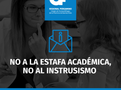 COFOBA Regional Pergamino dice: NO A LA ESTAFA ACADÉMICA, NO AL INSTRUSISMO