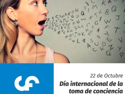 22 de Octubre. Día internacional de la toma de conciencia de la tartamudez