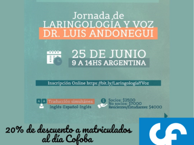 Jornada de LARINGOLOGÍA Y VOZ