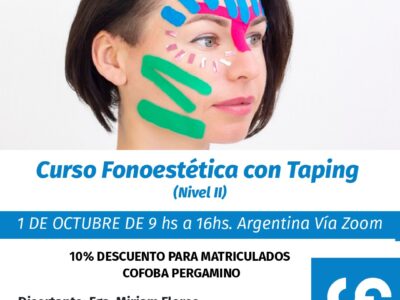 CURSO DE FONOESTÉTICA CON TAPING- NIVEL II