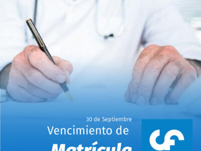 Vencimiento de Matrícula