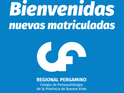 Bienvenidas nuevas matriculadas