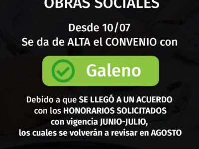 📣 INFORMACIÓN SOBRE OBRAS SOCIALES 📣